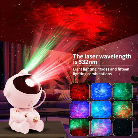 Astronaut Galaxy Star Projector Lamp مصباح مجرة الفضاء – بروجكتور النجوم